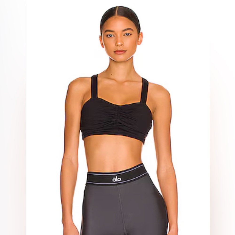 Alo Yoga Sinch Front Sports Bra Top